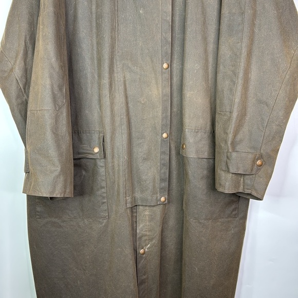 The Australian Outback Collection Oilskin Green Duster Rancher Jacket XXL - Picture 3 of 14